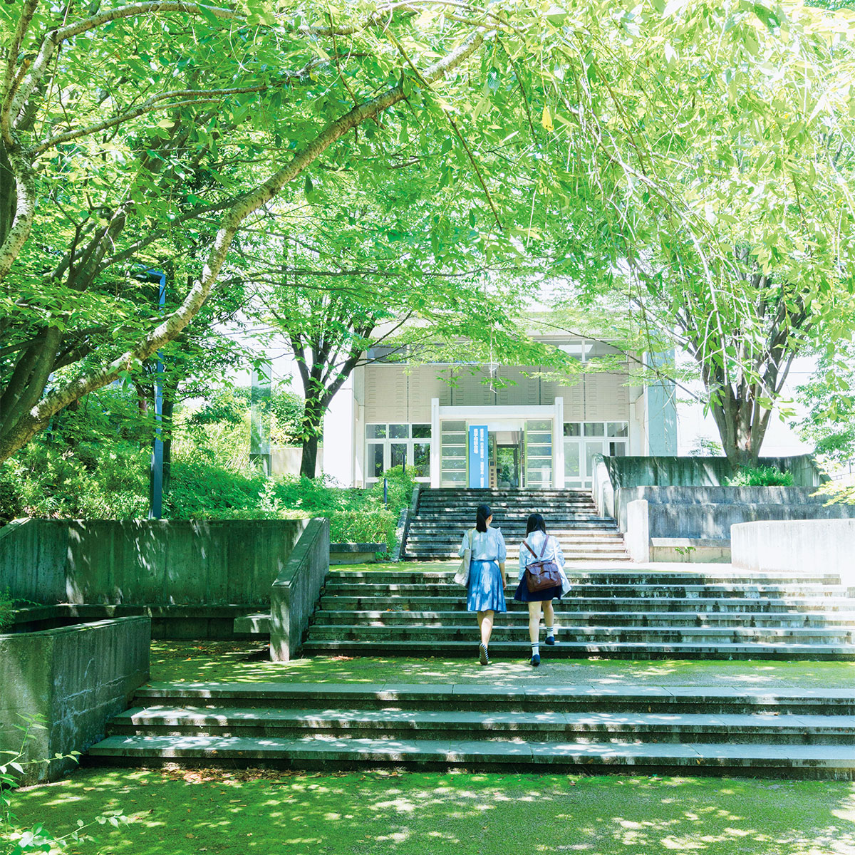 ”キャンパス見学"/